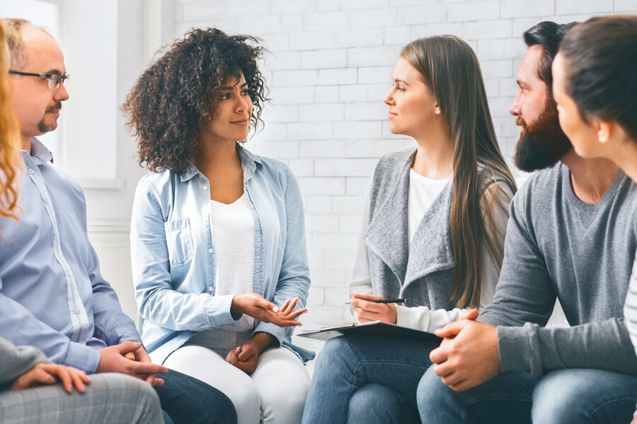 Attending meetings supports long-term mental health